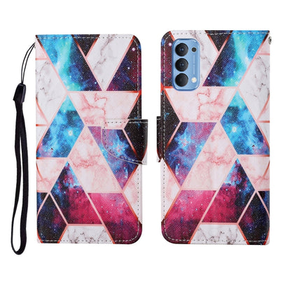 Painted Pattern Horizontal Flip Leathe Case, For OPPO Reno4 Pro