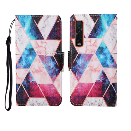 Painted Pattern Horizontal Flip Leathe Case, For OPPO Find X2 Pro