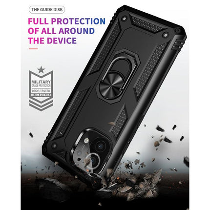 Shockproof TPU + PC Protective Case with 360 Degree Rotating Holder, For Xiaomi Mi 11, For Xiaomi Redmi Note 9