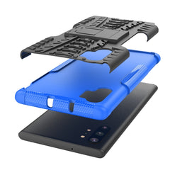 Tire Texture TPU + PC Shockproof Case with Holder, For Galaxy Note 10 Plus, For Huawei Nova 5i Pro, For Huawei Honor 20 Pro