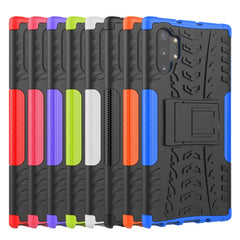 Tire Texture TPU + PC Shockproof Case with Holder, For Galaxy Note 10 Plus, For Huawei Nova 5i Pro, For Huawei Honor 20 Pro