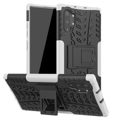Tire Texture TPU + PC Shockproof Case with Holder, For Galaxy Note 10 Plus, For Huawei Nova 5i Pro, For Huawei Honor 20 Pro