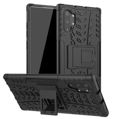 Tire Texture TPU + PC Shockproof Case with Holder, For Galaxy Note 10 Plus, For Huawei Nova 5i Pro, For Huawei Honor 20 Pro