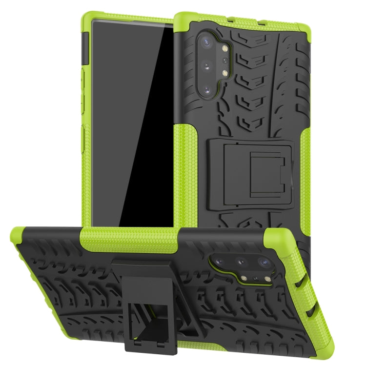 Tire Texture TPU + PC Shockproof Case with Holder, For Galaxy Note 10 Plus, For Huawei Nova 5i Pro, For Huawei Honor 20 Pro