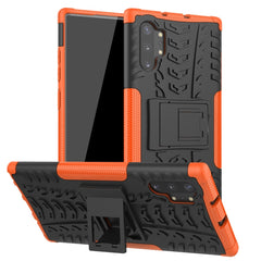 Tire Texture TPU + PC Shockproof Case with Holder, For Galaxy Note 10 Plus, For Huawei Nova 5i Pro, For Huawei Honor 20 Pro