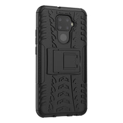 Tire Texture TPU + PC Shockproof Case with Holder, For Galaxy Note 10 Plus, For Huawei Nova 5i Pro, For Huawei Honor 20 Pro