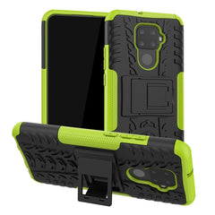 Tire Texture TPU + PC Shockproof Case with Holder, For Galaxy Note 10 Plus, For Huawei Nova 5i Pro, For Huawei Honor 20 Pro