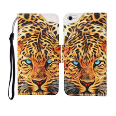 Painted Pattern Horizontal Flip Leathe Case, For iPhone 6