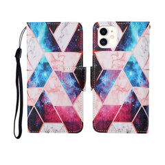 Painted Pattern Horizontal Flip Leathe Case, For iPhone 11