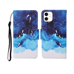 Painted Pattern Horizontal Flip Leathe Case, For iPhone 11