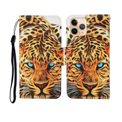 Painted Pattern Horizontal Flip Leathe Case, For iPhone 11 Pro