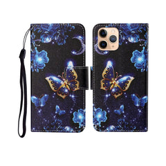 Painted Pattern Horizontal Flip Leathe Case, For iPhone 11 Pro Max