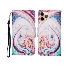 Painted Pattern Horizontal Flip Leathe Case, For iPhone 11 Pro Max