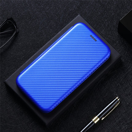 Carbon Fiber Texture Magnetic Horizontal Flip TPU + PC + PU Leather Case with Card Slot, For Asus ROG Phone 5, For Blackview BV6300 Pro, For Samsung Galaxy M62, For Samsung Galaxy F62, For Sony Xperia 1 III