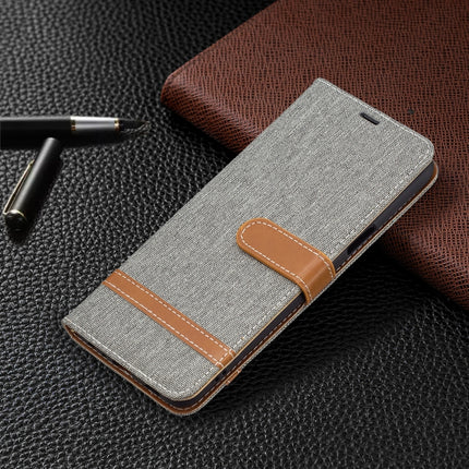 Color Matching Denim Texture Horizontal Flip Leather Case with Holder & Card Slots & Wallet & Lanyard, For LG K42, For Xiaomi Redmi Note 10 Pro