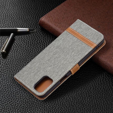 Color Matching Denim Texture Horizontal Flip Leather Case with Holder & Card Slots & Wallet & Lanyard, For LG K42, For Xiaomi Redmi Note 10 Pro