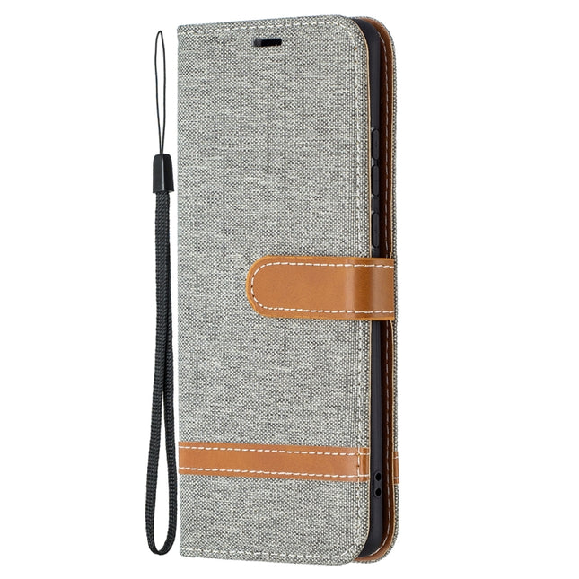 Color Matching Denim Texture Horizontal Flip Leather Case with Holder & Card Slots & Wallet & Lanyard, For Huawei P50 Pro, For Huawei P50