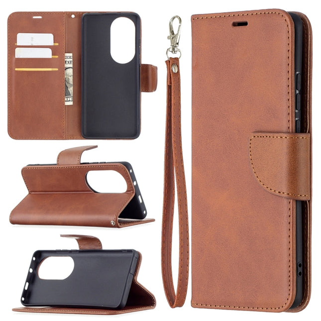 Retro Lambskin Texture Pure Color Horizontal Flip PU Leather Case with Holder & Card Slots & Wallet & Lanyard, For LG K42, For Xiaomi Redmi Note 10 Pro, For Huawei P50 Pro, For Huawei P50