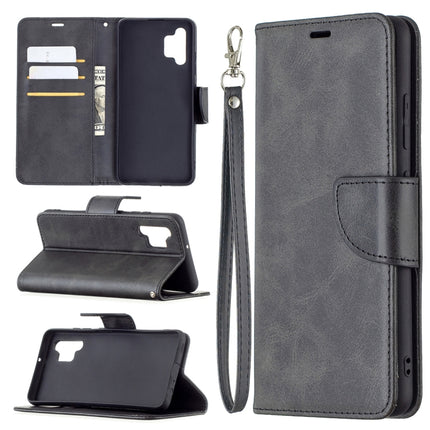 Retro Lambskin Texture Pure Color Horizontal Flip PU Leather Case with Holder & Card Slots & Wallet & Lanyard, For Samsung Galaxy A02, For Samsung Galaxy A32 4G
