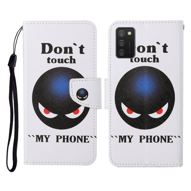 Colored Drawing Pattern Horizontal Flip Leather Case with Holder & Card Slots & Wallet & Lanyard, For Samsung Galaxy A02s (US Version)