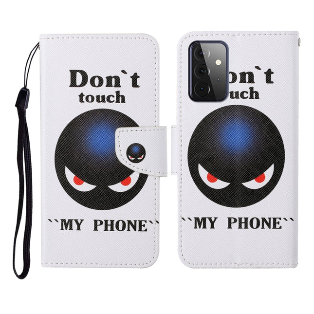 Colored Drawing Pattern Horizontal Flip Leather Case with Holder & Card Slots & Wallet & Lanyard, For Samsung Galaxy A72 5G / 4G