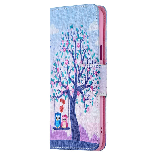 Colored Drawing Pattern Horizontal Flip Leather Case with Holder & Card Slots & Wallet, For LG K42