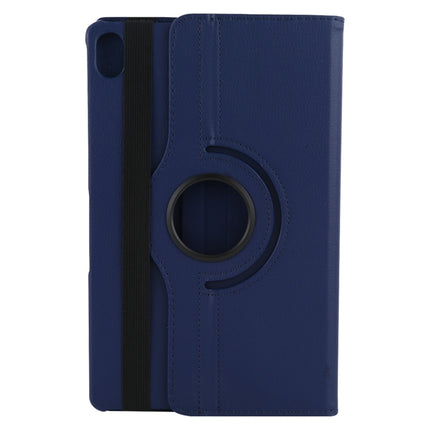Litchi Texture Horizontal Flip 360 Degrees Rotation Leather Case with Holder, For Lenovo Tab P11 / Tab P11 5G, For Lenovo M10