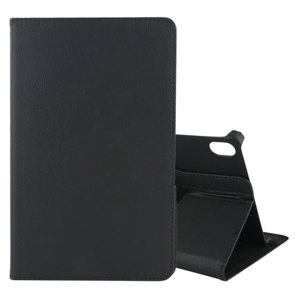 Litchi Texture Horizontal Flip 360 Degrees Rotation Leather Case with Holder, For Lenovo Tab P11 / Tab P11 5G, For Lenovo M10