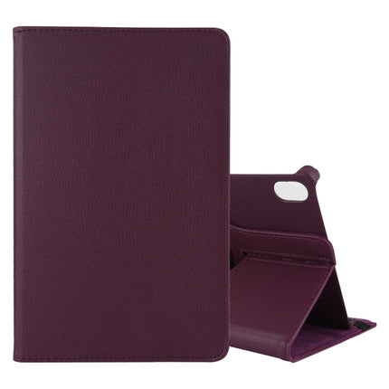 Litchi Texture Horizontal Flip 360 Degrees Rotation Leather Case with Holder, For Lenovo Tab P11 / Tab P11 5G, For Lenovo M10