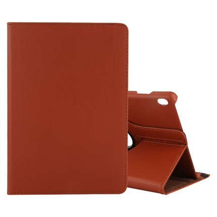 Litchi Texture Horizontal Flip 360 Degrees Rotation Leather Case with Holder, For Lenovo Tab P11 / Tab P11 5G, For Lenovo M10