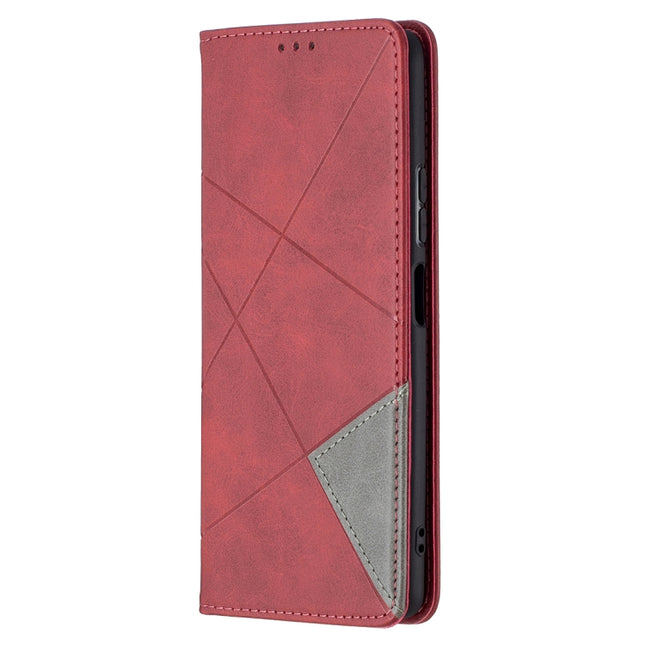 Rhombus Texture Horizontal Flip Magnetic Leather Case with Holder & Card Slots, For Xiaomi Redmi Note 10 Pro, For Huawei P50 Pro, For Huawei P50, For Samsung Galaxy A02