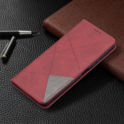Rhombus Texture Horizontal Flip Magnetic Leather Case with Holder & Card Slots, For Xiaomi Redmi Note 10 Pro, For Huawei P50 Pro, For Huawei P50, For Samsung Galaxy A02
