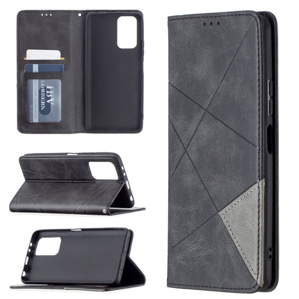 Rhombus Texture Horizontal Flip Magnetic Leather Case with Holder & Card Slots, For Xiaomi Redmi Note 10 Pro, For Huawei P50 Pro, For Huawei P50, For Samsung Galaxy A02