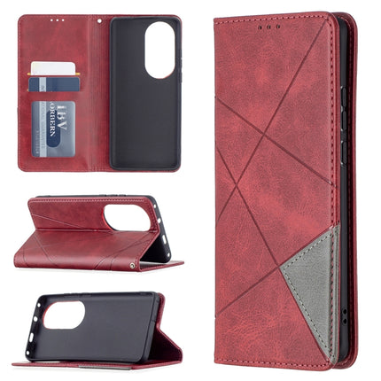 Rhombus Texture Horizontal Flip Magnetic Leather Case with Holder & Card Slots, For Xiaomi Redmi Note 10 Pro, For Huawei P50 Pro, For Huawei P50, For Samsung Galaxy A02
