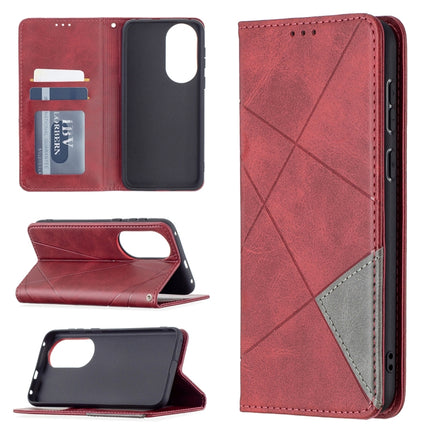 Rhombus Texture Horizontal Flip Magnetic Leather Case with Holder & Card Slots, For Xiaomi Redmi Note 10 Pro, For Huawei P50 Pro, For Huawei P50, For Samsung Galaxy A02
