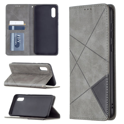 Rhombus Texture Horizontal Flip Magnetic Leather Case with Holder & Card Slots, For Xiaomi Redmi Note 10 Pro, For Huawei P50 Pro, For Huawei P50, For Samsung Galaxy A02