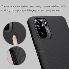 NILLKIN Frosted Concave-convex Texture PC Case, For Xiaomi Redmi Note 10 4G