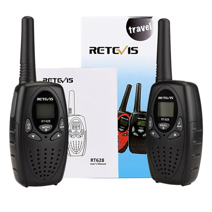 1 Pair RETEVIS RT628 0.5W US Frequency 462.550-467.7125MHz 22CHS Handheld Children Walkie Talkie, RT628(Black), RT628(White), RT628(Red)