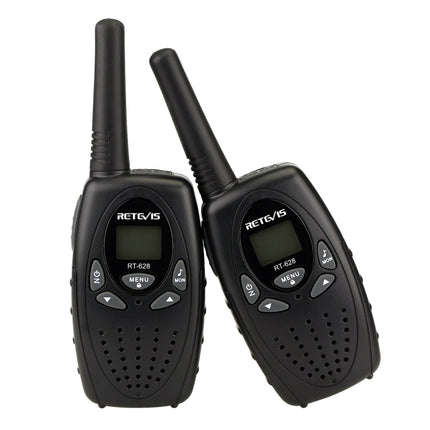 1 Pair RETEVIS RT628 0.5W EU Frequency 446MHz 8CHS Handheld Children Walkie Talkie, RT628(Red), RT628(Black), RT628(White)