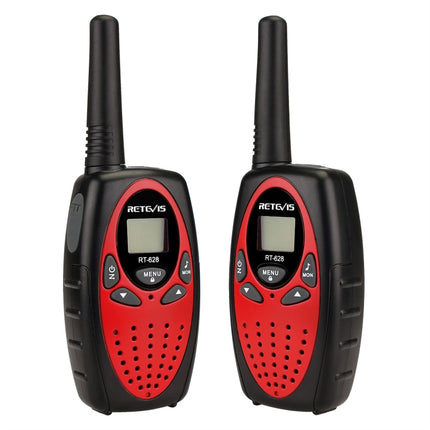 1 Pair RETEVIS RT628 0.5W EU Frequency 446MHz 8CHS Handheld Children Walkie Talkie, RT628(Red), RT628(Black), RT628(White)