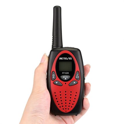 1 Pair RETEVIS RT628 0.5W EU Frequency 446MHz 8CHS Handheld Children Walkie Talkie, RT628(Red), RT628(Black), RT628(White)