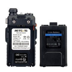RETEVIS RT-5R 400-520 MHz + 136-174 MHz 128CHS USB Zweisegment-Handfunkgerät, USB, EU-Stecker, UK-Stecker