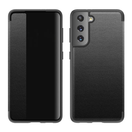 Magnetic Side Window View Shockproof Horizontal Flip Leather Case, For Samsung Galaxy A02s 164.2mm, For Samsung Galaxy A02s 166.5mm, For Samsung Galaxy A12, For Samsung Galaxy A32 5G, For Samsung Galaxy A42, For Samsung Galaxy A52 4G / 5G              ...