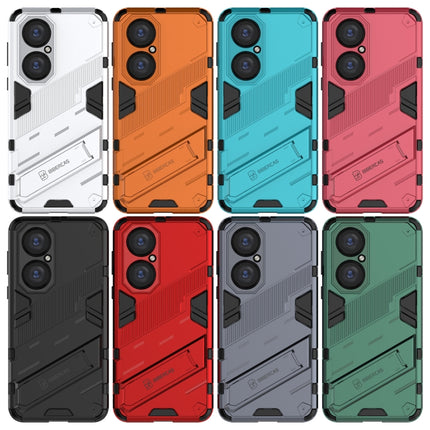 Punk Armor 2 in 1 PC + TPU Shockproof Case with Invisible Holder, For Huawei P50, For Huawei P50 Pro