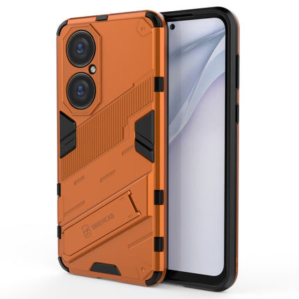 Punk Armor 2 in 1 PC + TPU Shockproof Case with Invisible Holder, For Huawei P50, For Huawei P50 Pro