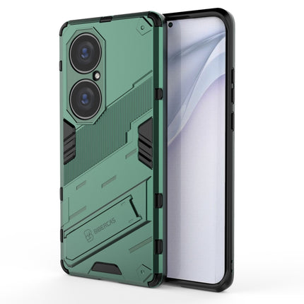 Punk Armor 2 in 1 PC + TPU Shockproof Case with Invisible Holder, For Huawei P50, For Huawei P50 Pro
