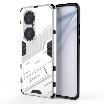 Punk Armor 2 in 1 PC + TPU Shockproof Case with Invisible Holder, For Huawei P50, For Huawei P50 Pro