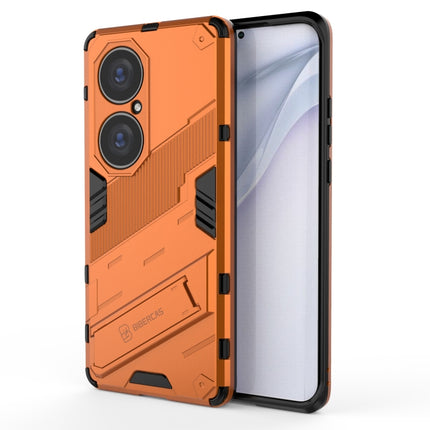 Punk Armor 2 in 1 PC + TPU Shockproof Case with Invisible Holder, For Huawei P50, For Huawei P50 Pro