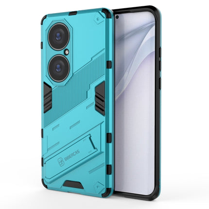 Punk Armor 2 in 1 PC + TPU Shockproof Case with Invisible Holder, For Huawei P50, For Huawei P50 Pro