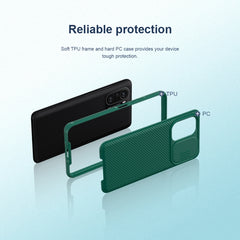 NILLKIN Black Mirror Pro Series Camshield Full Coverage Dust-proof Scratch Resistant PC Case, For Xiaomi Redmi K40 / K40 Pro / K40 Pro+